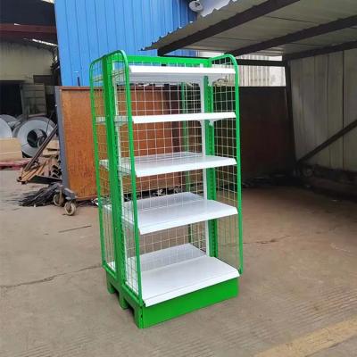 China supermarket shelves Steel wood shelves retail display gondola shelving/rack for shop for sale