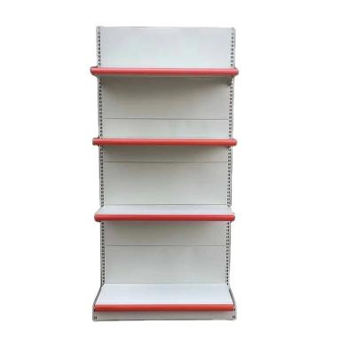 China Factory customized color size metal mart display racks store shelf retail milk display rack for sale