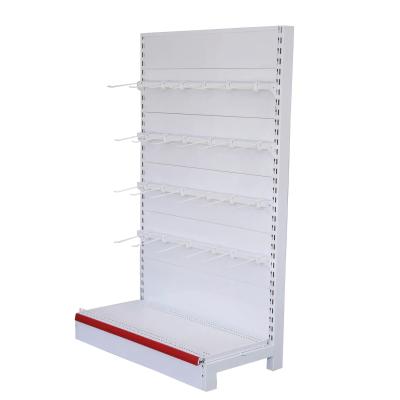 China Grocery Supermarket Display Racks Light Duty Gondola Shelving for sale