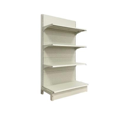 China American White Steel Grocery Store Display Rack Supermarket Shelf Rack for sale