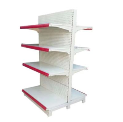 China Factory custom metal shelves for handbag shop convenience store shelving light duty for sale