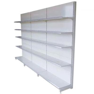 China Factory Custom Size Color logo convenience store supermarket shelves storage racks grocery shelves for sale for sale