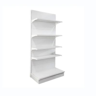 China Detachable Store Display Shelves Supermarket Gondola Shelves Light Duty Metal for sale