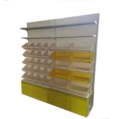 China Light Duty Supermarket Display Shelf Snack Display Rack Customer Color for sale