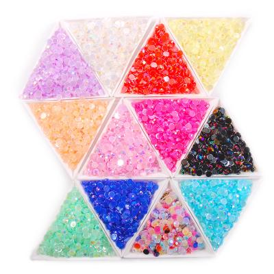 China Colored Non-Hot Fix Flatback SS38 8mm Acrylic Rhinestone Series Shape Flat Back Rhinestone For Decoration for sale