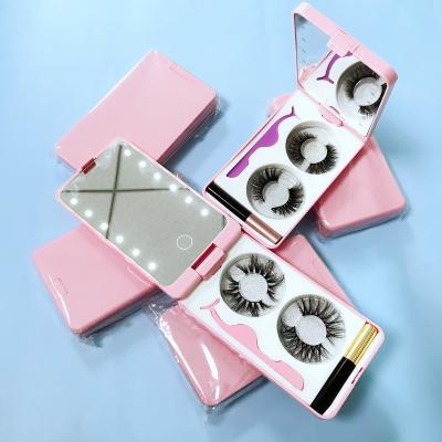 China Natural Lahes Eyelashes Mink 19Mm 25Mm Eyelash Soft Circle Eyelash Packaging Lashbox Custom Packaging for sale