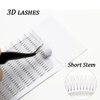 China Wholesale Light Weight Eyelash Extension Professional Matte Black Premade Russian Volume Eyelash Extensions 0.07 Lash Extension Trays for sale