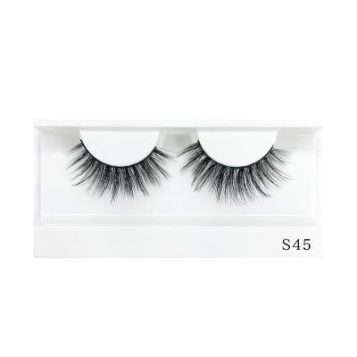 China Magnetic Eyelashes Sale 15mm False Fan Lash Lashes 3d 6d 20pair Kiss Box Look Real Natural Soft Top Floating Mink Lashes for sale