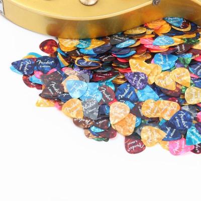 China Bass Cheapest Funny Wholesale 0.48/0.71/1.0 Thickness Custom LOGO Shape plastic Guitar Picks for sale