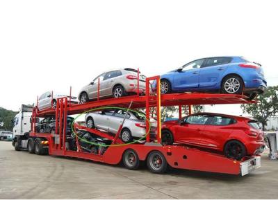 China 2 Axles Car Transport Semi-Trailer Transport 6-8 Cars Double Deck for sale