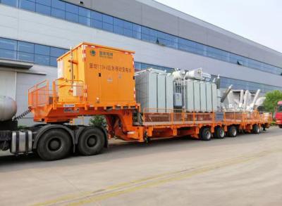 China Hydraulic Steering Axle Automatic Modular Transport Truck With 200t Load Capacity for sale