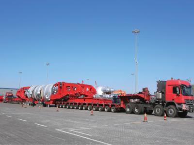 China Hydraulic Steering Hydraulic Axle Modular Transport Trailer For Smooth Operation for sale