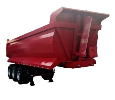 China 3 Axle U Shape/Type Dump/Tipper/Tipping Semi Trailer for Construction Waste/Sand Transport for sale