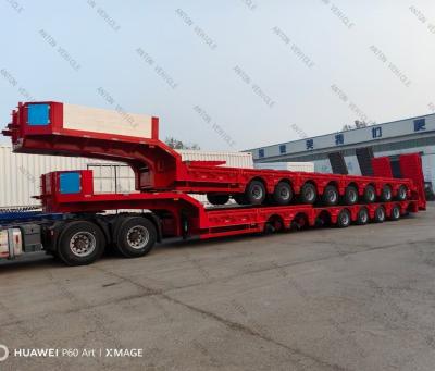 China Customized Axle Number Heavy Hydraulic Modular Trailer for Van-type Transportation for sale