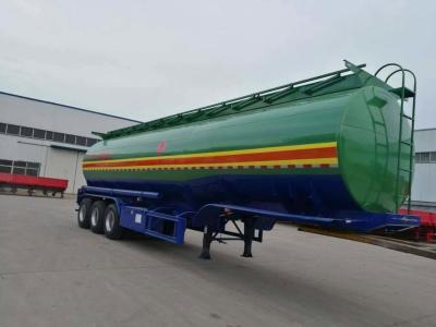 China 2/3 Axles Heavy Duty Aluminum Crude Oil Fuel Tank Tanker Semi Trailer with BPW Axle for sale