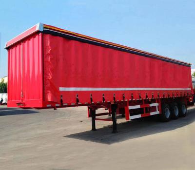 China After-sales Service 24hour Online Service Van-type Flatbed Trailer for Cargo Transport for sale