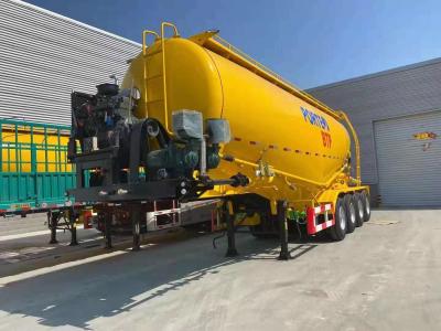 China 1310mm Wheel Base Versatile Powder Bulk Cement Truck Trailer for International Supply for sale