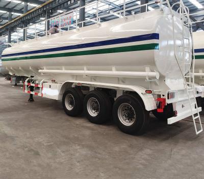 China 3 Axle 30000L/40000L/50000L Carbon Steel/Aluminum Alloy Tank/Tanker Truck Semi Trailer for sale