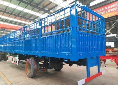 China Fuwa / BPW Axle Heavy Duty Fence Cargo Truck Trailer Livestock Transport Semi Trailer for sale