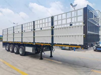 China 3 Axles 50t Bulk Fence Stake Semi Trailer Stake Truck Trailers AND9407CCY for sale