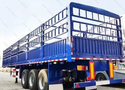 China Heavy Duty Grade Van-type Semi Truck Trailer 3 Axles 40 Ton 50 Ton for sale