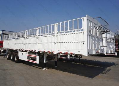 China 12/16 Tire Number 2/3/4 Axles Warehouse Sidewall Semi Trailer With Jost E100 Landing Gear for sale