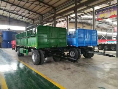 China Anton Full Trailer com design de barra de tração durável e pneus 8/12 por capacidade de transporte à venda