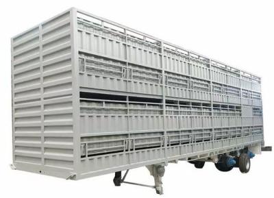 China Customized Semi-Trailer Livestock Transport Truck Trailers for Bulk Cargo Transport for sale