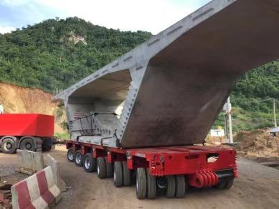 China S690 Transportador modular autopropulsado de aço de alta tração com capacidade de 48 toneladas por linha de eixo à venda