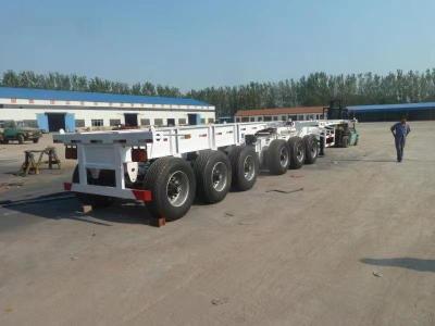 China Manufactured 2 3 Axles 20 Container Chassis Skeleton Semi Trailer for sale