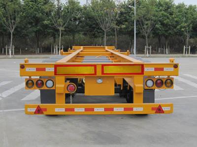 China 2/3 Axles Container Semi Trailer Chassis Flat Bed Flatbed Trailer with Customization for sale