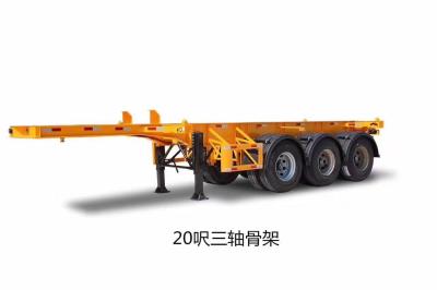 China Semi Truck Trailer Container Chassis with 1310mm Wheel Base and Wabco Relay Valve for sale