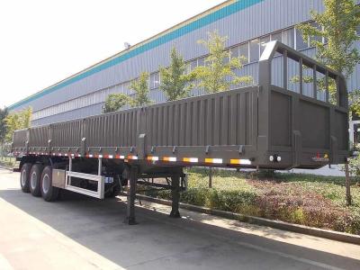 China 7.5t Grade Sidewall Cargo Semi Trailer with ABS System and Customization Options for sale