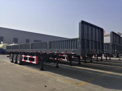 중국 Fuwa/BPW Axle Semi Truck Trailers with Fence Steel Stake and Semi Trailer Sidewall Fence (푸와/BPW 축 반 트럭 트레일러) 판매용