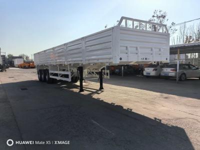 China Customized Extendable Hydraulic 2/3/4 Axle Sidewall Semi-Trailer 60 Tons for sale