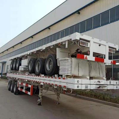 China 30-60tons Customized Extendable Hydraulic Transportation Sidewall Truck Trailer for sale