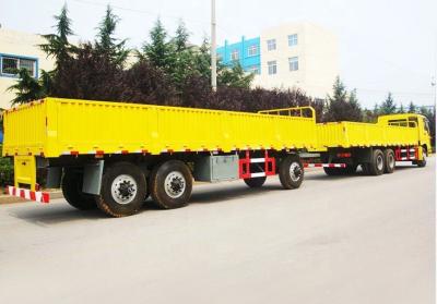 China Leaf Spring Suspension 3 Axle Van Box Semi Trailer For Salt Transportation In Africa for sale