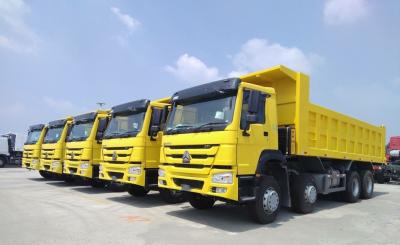 China Used Sinotruck HOWO / Shacman 8X4 12 Wheels Dump Truck For Market Euro 3 And ≤5 Seats for sale