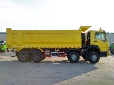 China Sinotruk HOWO 8X4 Heavy Duty Tipper Dump Truck with ISO Certification and 5 Seats for sale