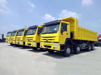 China Tubeless Tire Design 8/10/12 Wheels 8*4 HOWO Sinotruk Dump Truck with 60 Cubic Capacity for sale