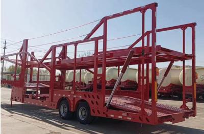 China 28T Loading Weight 3 Axles Vehicle Transport Vehicle Carrier Truck Semi Trailer for sale