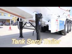 relay valve wabco three axle bottom bulk cement tank / tanker heavy duty truck semi trailer