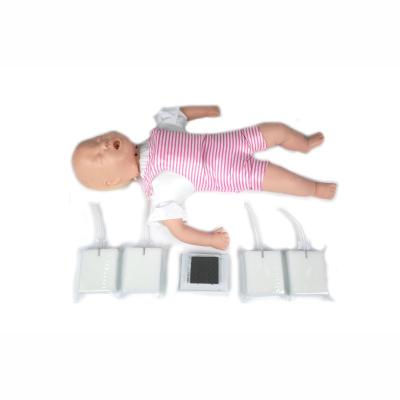 China Realistic First Aid Child Medical Manikins and Mute CPR Training Manikin Caregiver, Baby Trachea Obstruction CPR Training for sale