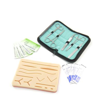 China Durable and not easy to tear when suturing surgical practice suture kit for medical students suture training with suture pad for sale