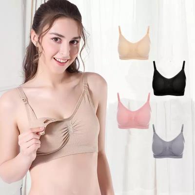 China Maternity Nursing Wireless Radiation Protection Women's Sleep Care Bra Bralette for sale