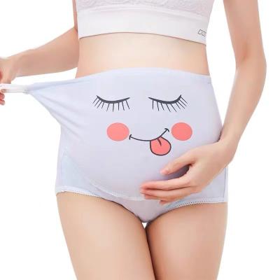 China 2022 Graphic Print Panties Wholesale OEM Antibacterial High Waist Maternity Panties for sale