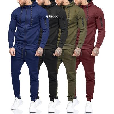 China 2021 Breathable Logo Mens Tracksuit Custom Made High Quality _training clothing Sweatsuit unisex men for Men_wholesale jogging Tracksuits set for sale