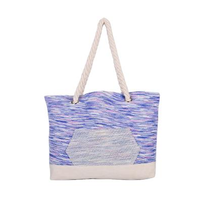 China Fashion 2021 Online Sales New Coming 100% Cotton Vacation Beach Bag for sale