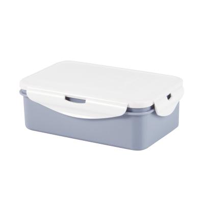 China 1200ML Lunch Container Bento Box Food Container Eco-Friendly Freshness Preservation Dishwasher Safe Plastic Lunch Box for sale