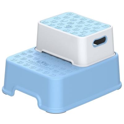 China Toddler Portable Plastic Toilet Two Step Stool for sale